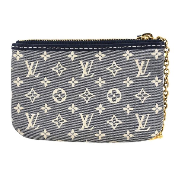 Louis Vuitton Navy Monogram Idylle Pochette Cles Coin Case - Picture 4 of 12